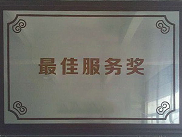 Best Service Award