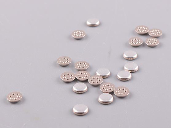 Soldering silver dots
